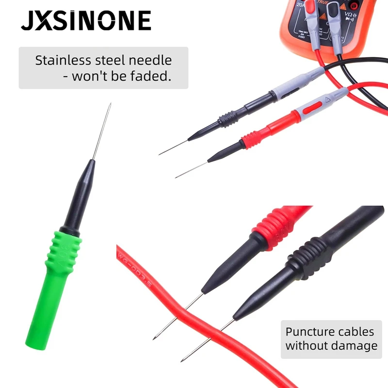 JXSINONE P50007 20 шт. тест набор зондов изоляция обратной зонды пирсинг Неразрушающий