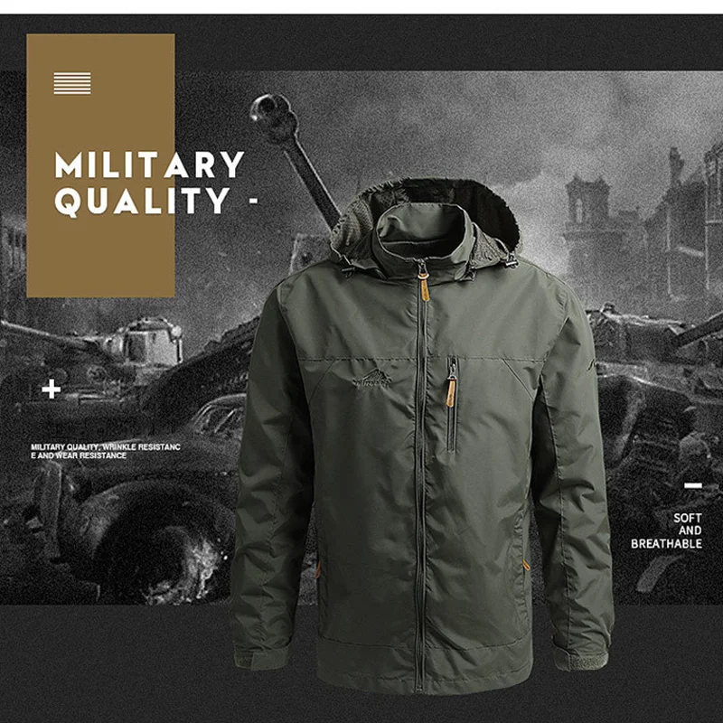

Spring and Autumn Jacket Casual Coat Stormsuit Windproof Quick Dry Loose Thin Jacket Outdoor Sports Fishing Suit mens clothing