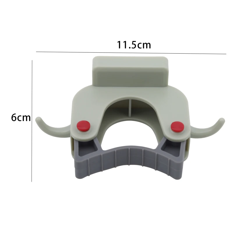 

Wall Hook Adhesive Mounted Plastic Strong Mop Holder Brush Broom Hanger Kitchen Bathroom Accessories Organizer