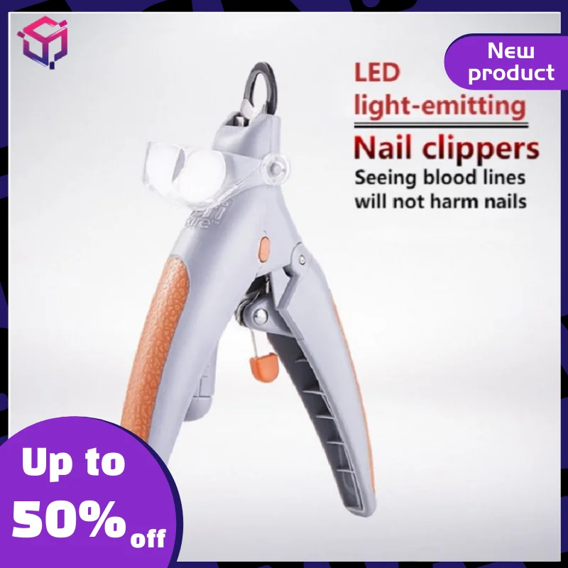 

Lighting Pet Nail Clippers 5 Times Magnification Pet Nail Clippers Pet Grooming Trimmer Care Tools Pet Supplies 2021 New
