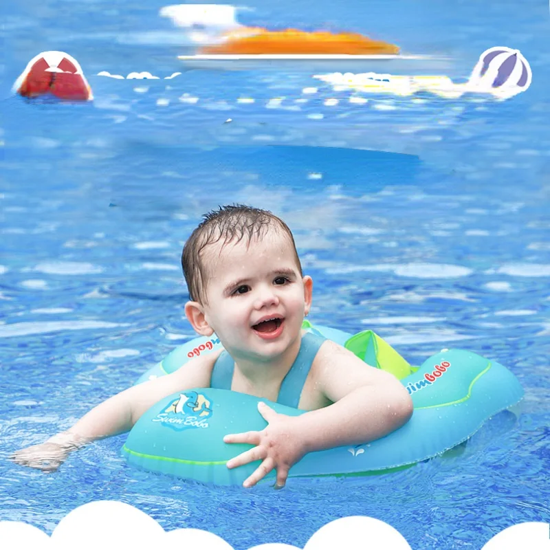 

Baby's Infant Swimming Protector Neck Float Ring Anti-Choked Baby Anti-Flip Swimming Ring Baby Underarm Swimming Ring