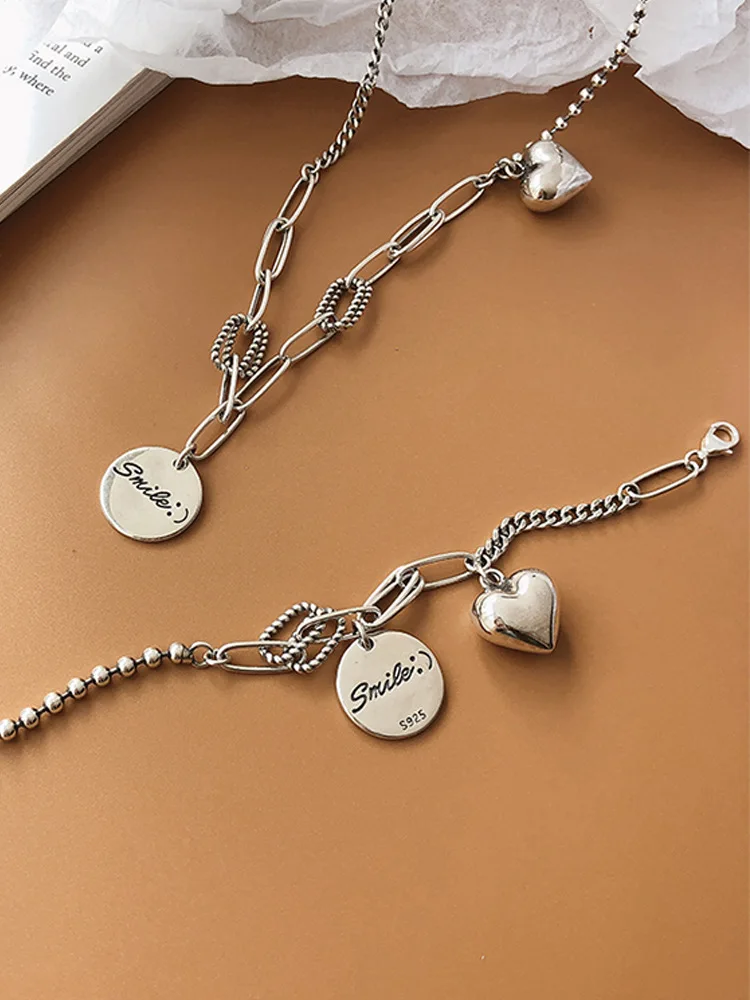 Ювелирное изделие из стерлингового серебра s925 с круглой модной цепочкой для