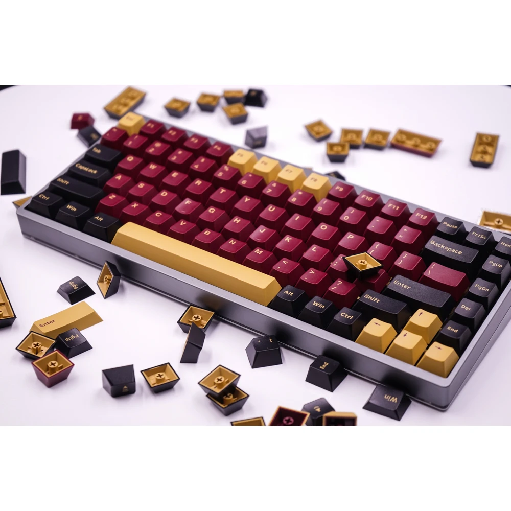

G-MKY 160 Olivia Keycaps Cherry Profile DOUBLE SHOT Thick PBT Keycaps for MX Switch Mechanical Keyboard