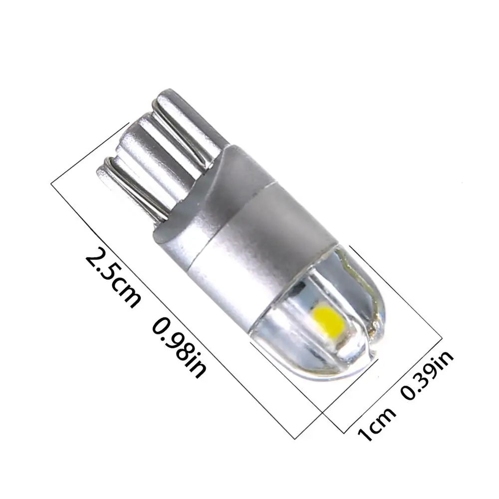 1x T10 светодиодный Canbus 3030 2 SMD W5W 194 168 501 Автомобильный габаритный фонарь лампа для