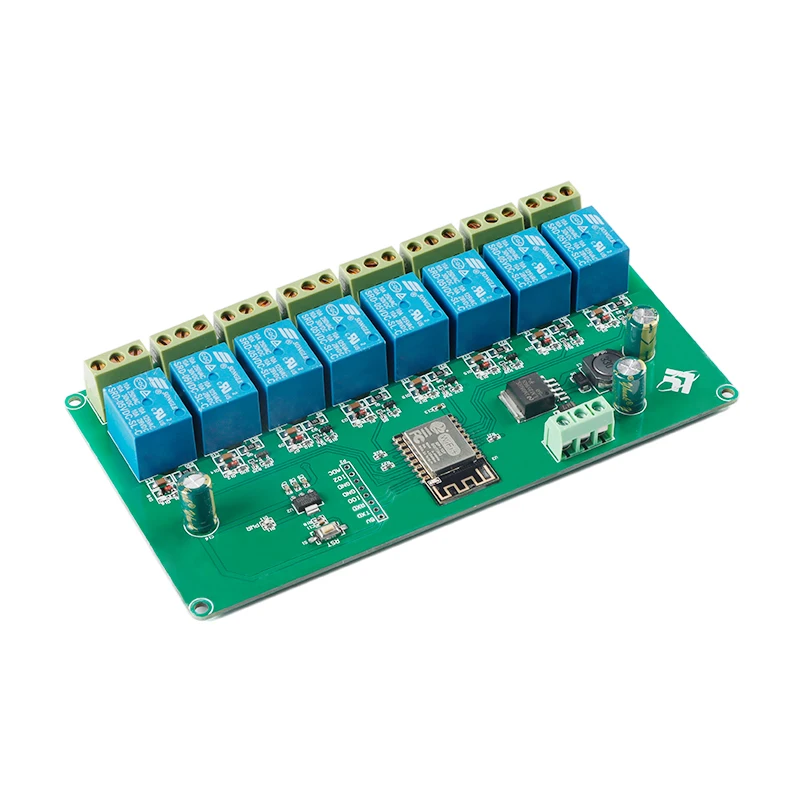 Беспроводной Wi-Fi релейный модуль ESP8266 2/4/8 каналов Стандартная плата для