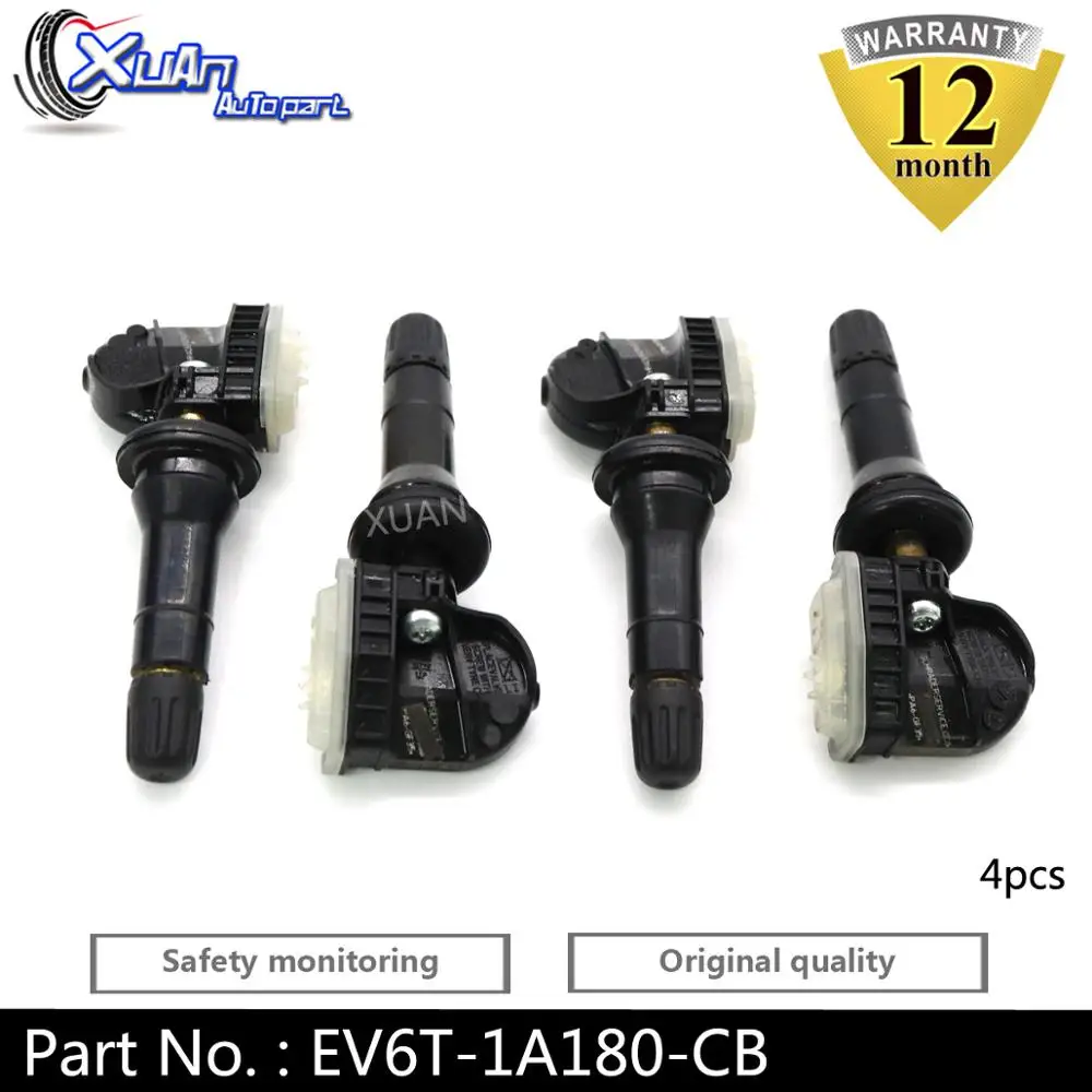 XUAN 4 шт. датчик давления в шинах TPMS для Ford Ranger Tourneo подключение курьера транзита 433