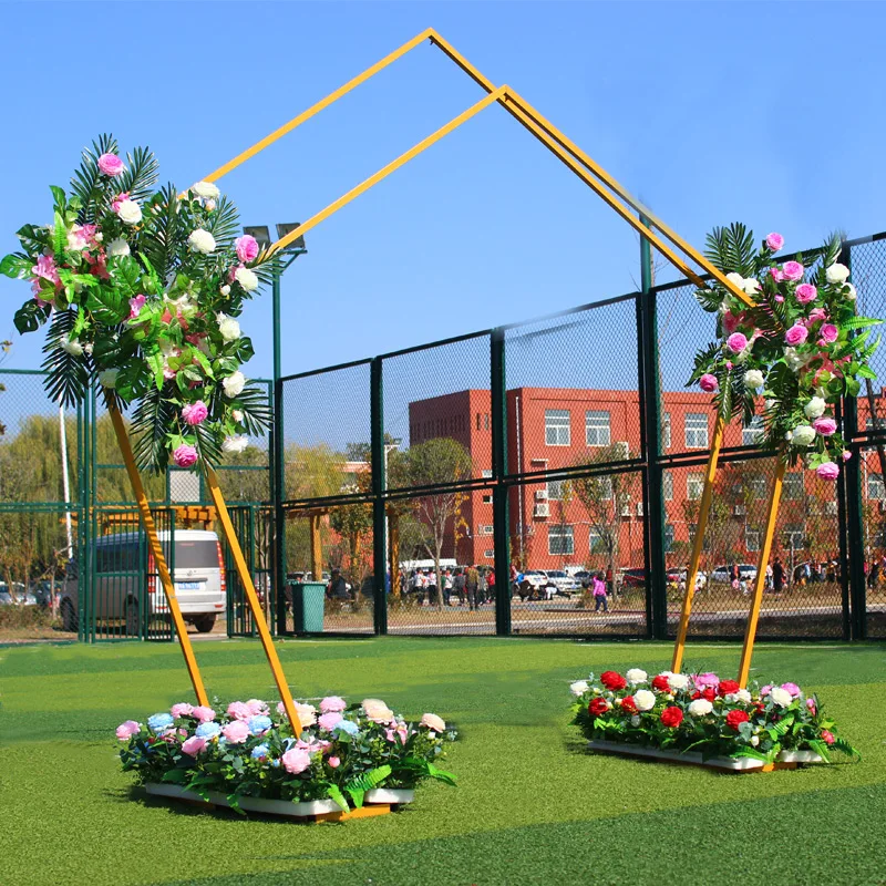 Flor de seda Искусственный для bodas camino hartencia peonia rosa flor para boda arco cuadrado Pabellón esquinas Flores d | Дом