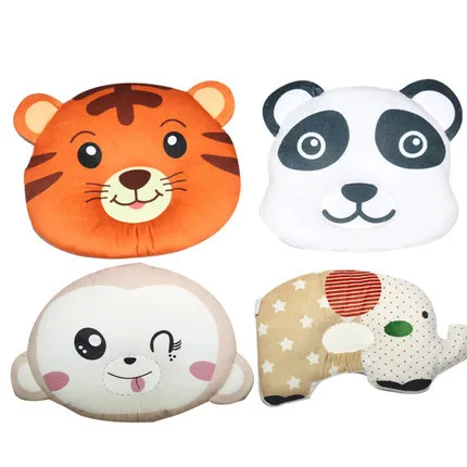 Подушка для новорожденных тигр панда обезьяна мультяшное животное имитация