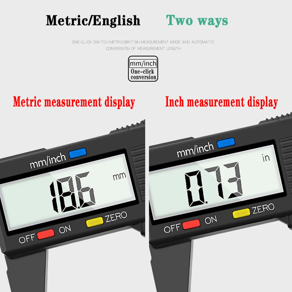 Верньер суппорт микрометр 150 мм метрический дюймовый ЖК дисплей Электронный
