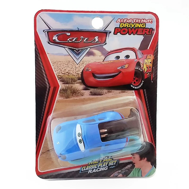 Disney Pixar Cars 3 Салли свисток с лентой в коробке 1:55 литая металлическая Игрушечная