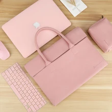Laptop Bag for Macbook air 13 case 12 13.3 14 15.6 inch Women Men Handbag for HP Dell ASUS Huawei Xiaomi mac pro 13 M1 16 sleeve
