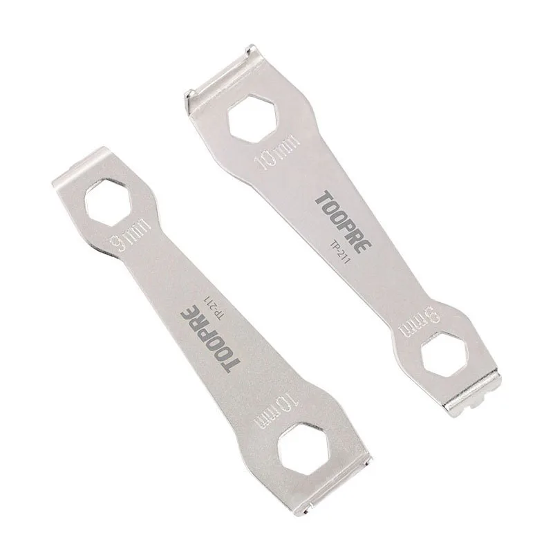 Велосипедный спорт зубы ногтевой пластины фиксированный гаечный ключ с плоским