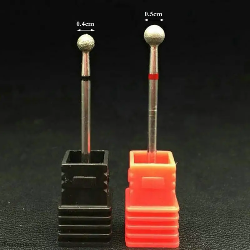 1 шт. Алмазная фреза для Ногтей Шариковая электрическая пилка ногтей фрезы