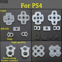 100 set for sony ps4 ps4 controller conductive silicone rubber pads for 4 buttons repair replacement part