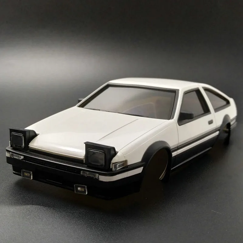 1/28 RC MINID дрейф Гоночная машина TOYO грузоподъемностью AE86 корпуса шасси автомобиля