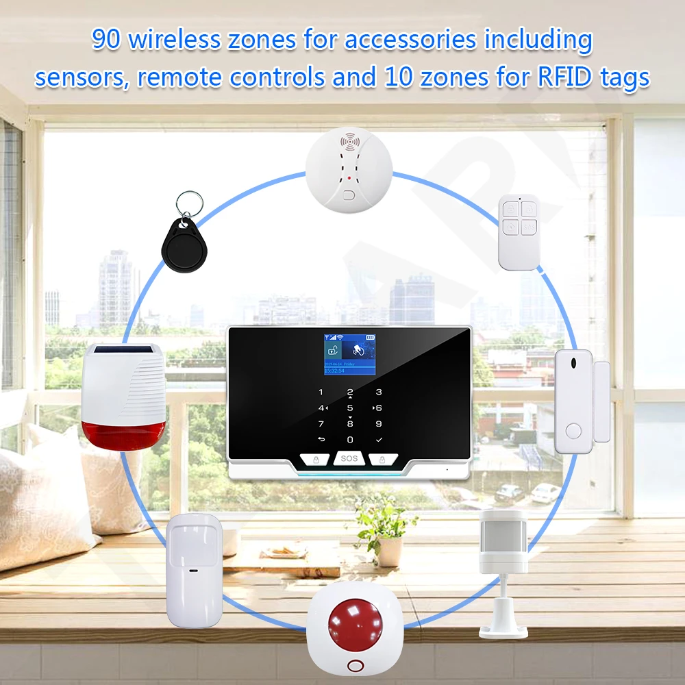 TUGARD G20 Tuya 433 МГц беспроводная домашняя WIFI GSM система охранной сигнализации