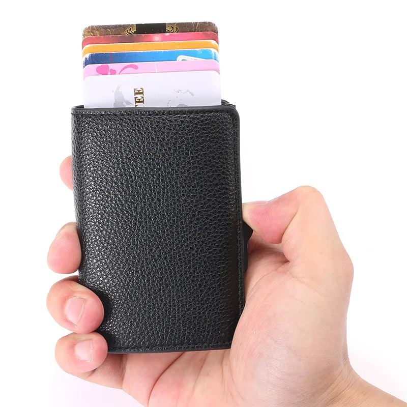 

Высококачественный мягкий кожаный чехол Zovyvol с блокировкой радиочастотной идентификации