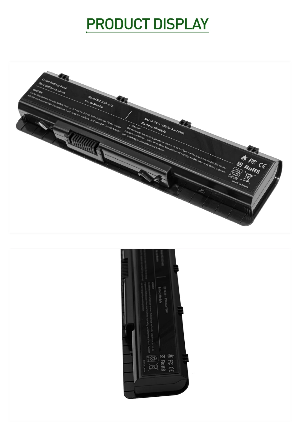 Golooloo 6 ячеек Аккумулятор для ноутбука ASUS A32-N55 07G016HY1875 N45 N45E N45F N45J Мистик», «издание N45JC N45S N45SF N45SJ N45SL