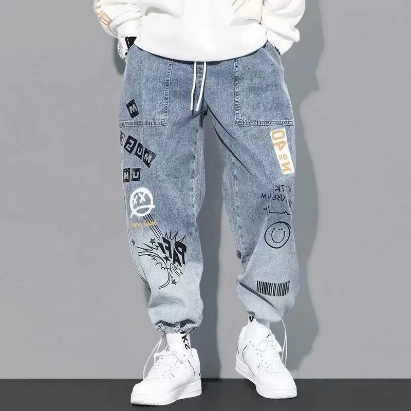 Pantalones Cargo de alta calidad para hombre, ropa de calle de tendencia Hip Hop, pantalones de Jogging informales con cintura elástica
