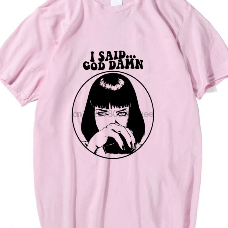 Футболка с изображением фильмов фанатов мякоти фантастики Миа Уоллес я сказал