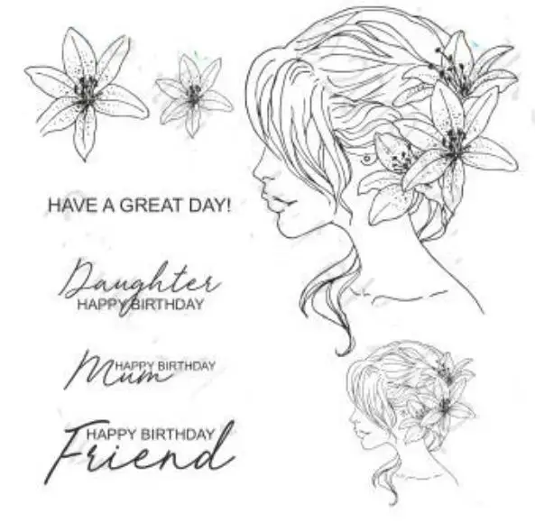 Прозрачный штамп/печать для скрапбукинга/альбома A0472|Штампики| |