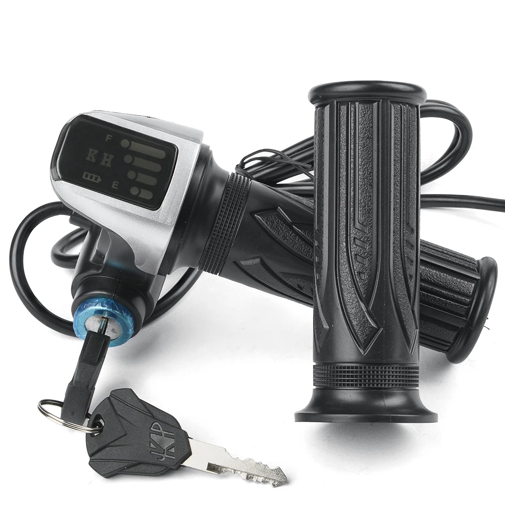 Ручка акселератора KUNRAY 36 В с ЖК дисплеем кнопкой зажигания и индикатором заряда