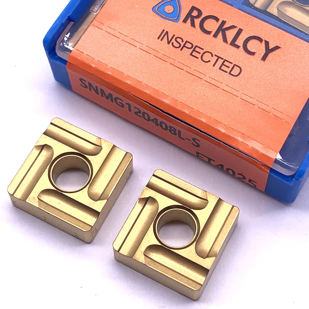 10 шт. RCKLCY токарный инструмент SNMG120408 L-S FT4025 внешний металлический станок с ЧПУ