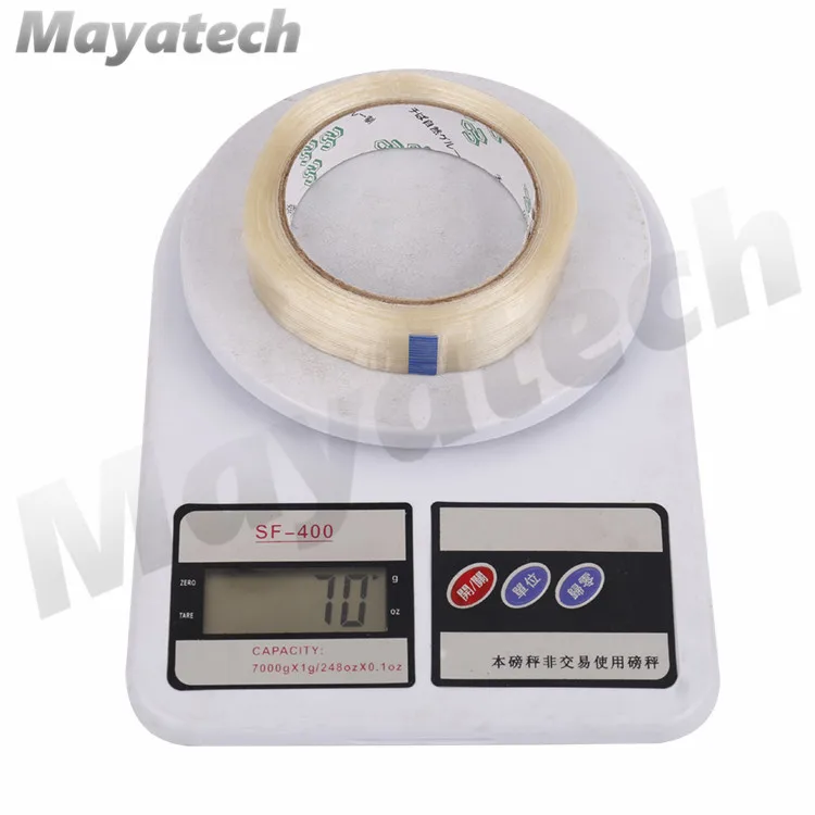 Прочность 25 м в длину фотолента волоконная лента для упаковки радиоуправляемой