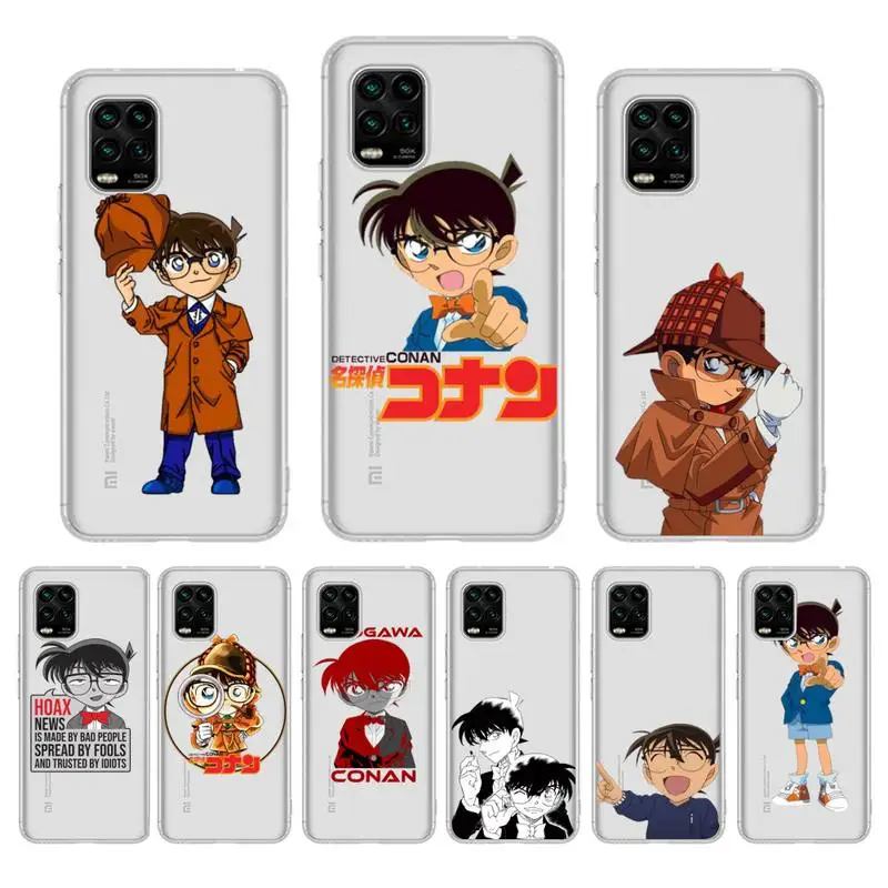 

FHNBLJ Detective Conan Phone Case For Redmi Note 5 7A 10 9 8 plus pro 9A K20 for Xiaomi 10Pro 10T 11 Capa