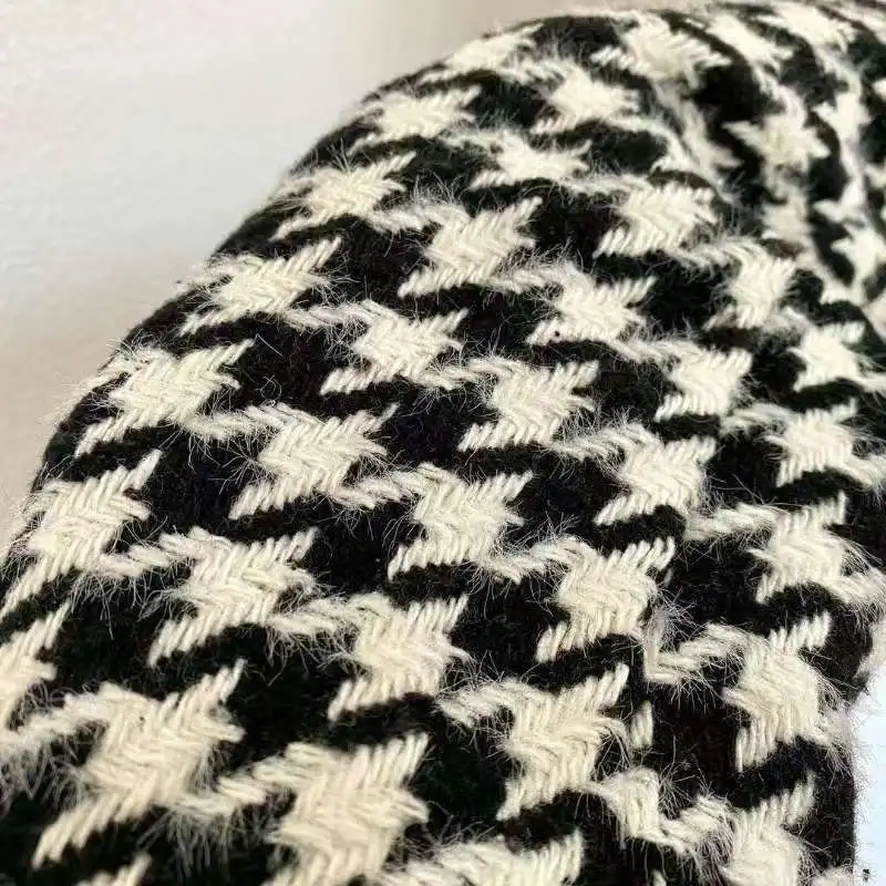 

New Arrival Winter Women's Jacket Black And White Mixed Colors style High Quality Coat