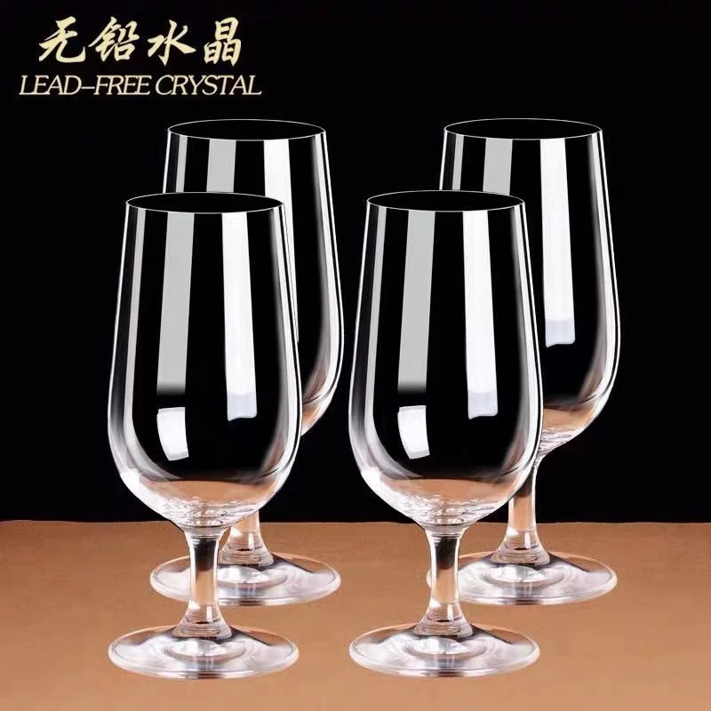 

European Style Light Luxury Crystal Wine Glass, Tall Glass, Large Glass Wine Glass, Family Single Set of 6 Pieces
