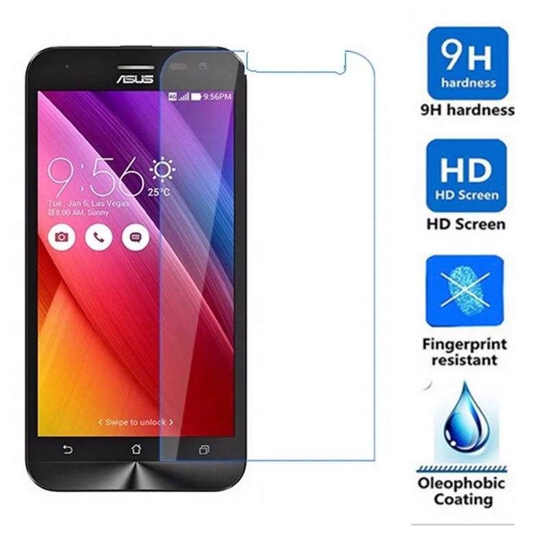0 3 мм закаленное стекло для asus zenfone 2 laser ze500kl ze500kg zenfone2 lazer 500kl защита экрана 9h