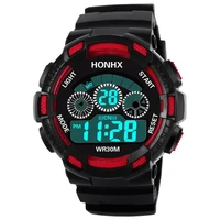 childrens digital waterproof watch sports digital watch with led for boys alarm date present