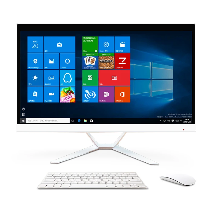 AIO WIFI настольный компьютер ПК с процессором i7 RAM 16GB SSD 256GB и 27 ''дюйм FHD ЖК