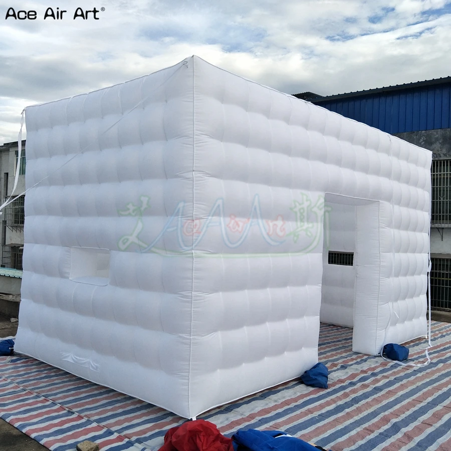 4 8x2 7x2 7 м высокое качество большая надувная квадратная кубическая палатка