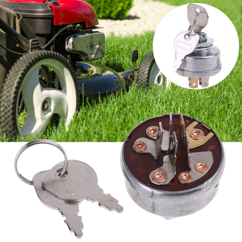 Переключатель зажигания газонокосилки с ключами для husqvarna Roper Toro Noma