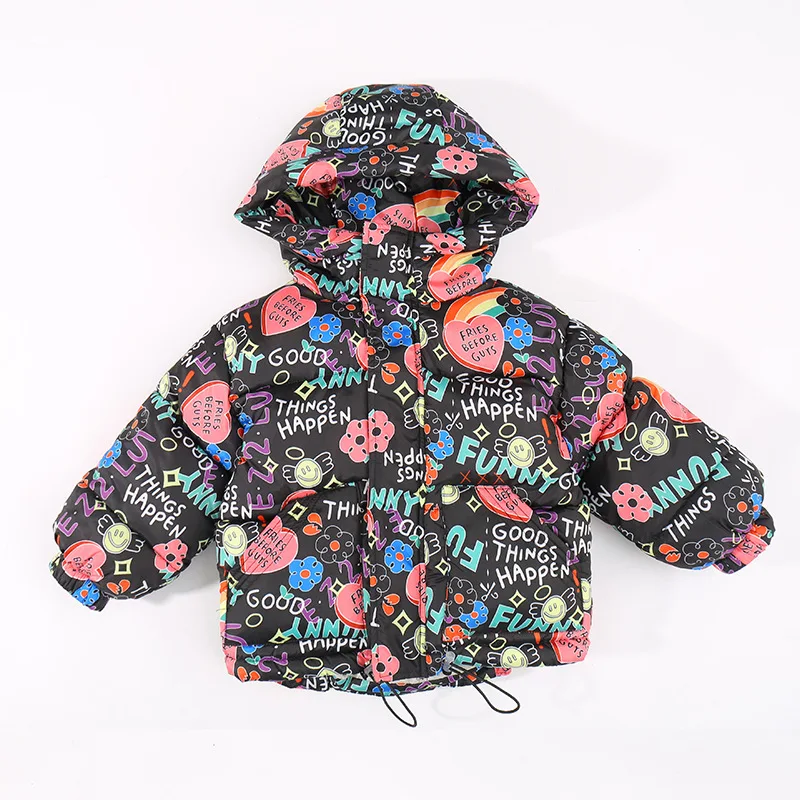 

Куртка детская хлопковая, с капюшоном, на зиму, YCYZ036, 2021