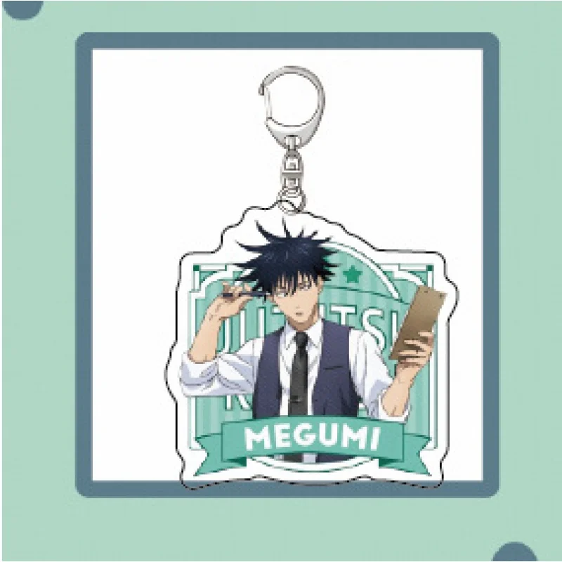 

Anime Jujutsu Kaisen Itadori Yuji Nanami Kento Gojo Satoru Acrylic Krychain Pendang Keyring School Bag Charm Cosplay Decor Toys