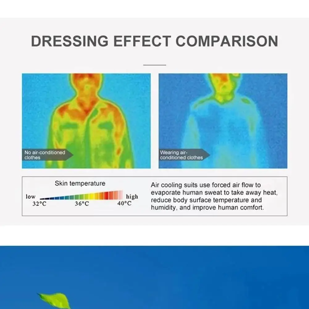 

1pcs Men Summer Air Conditioning Clothing Fan Cooling Sport Vest Usb Summer Vest Man Outdoor Vest Charging Hood Cooling Coo H9D9