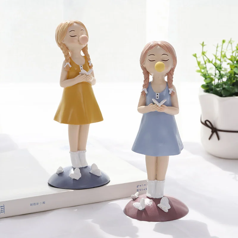 Фигурки для девочек украшения дома аксессуары гостиной мультяшное украшение