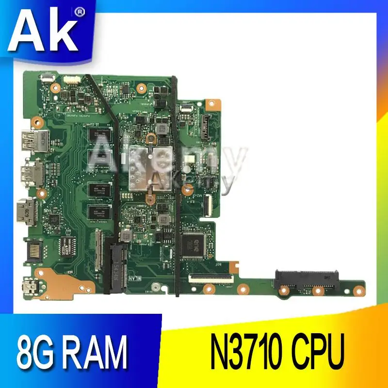 

AK E402SA E502SA Laptop motherboard for ASUS E402SA E502SA E402S E502S E402 E502 Test original Mainboard 8G RAM N3710 CPU