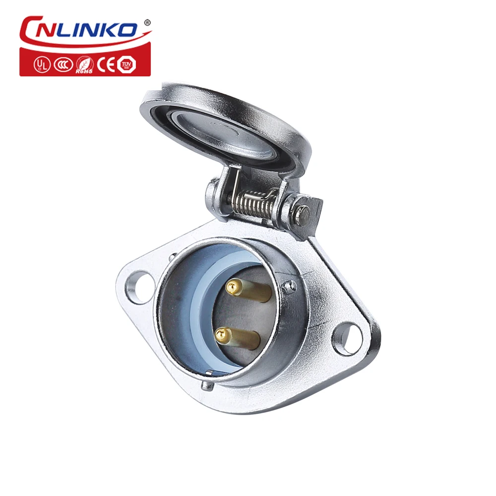 CNLINKO M20 YA 2 pin 20A 500V водонепроницаемый круглый Электрический разъем с IP65