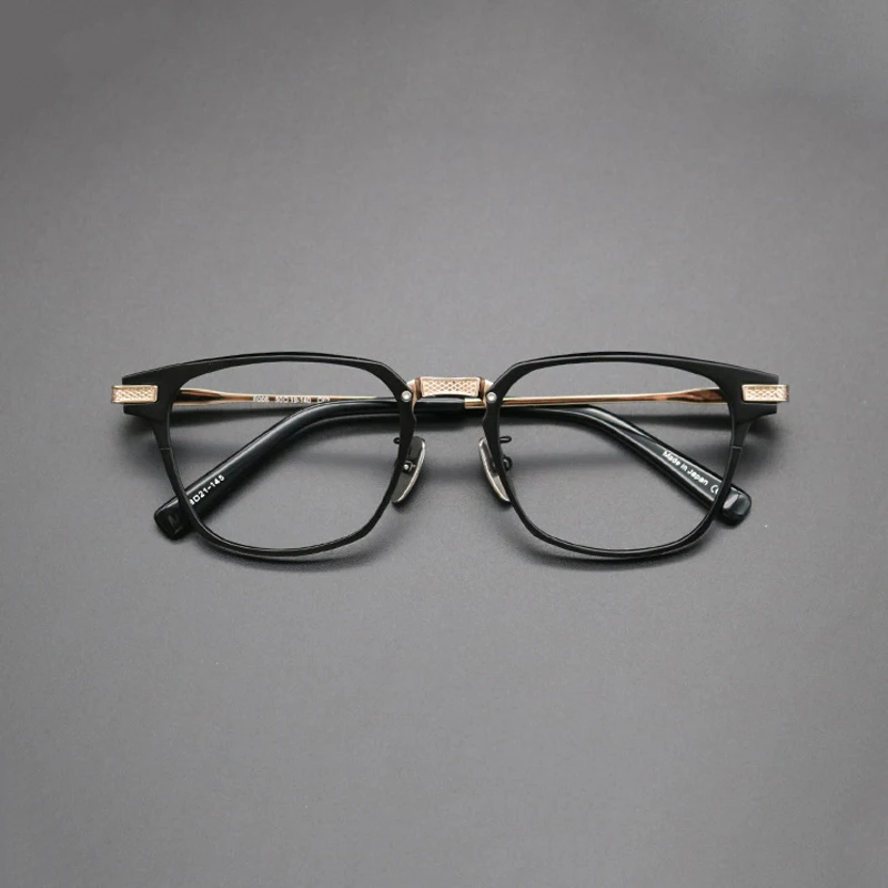 

Оправа для очков в корейском ретро-стиле для мужчин и женщин, оптические аксессуары для коррекции зрения при близорукости, роскошные очки с ...