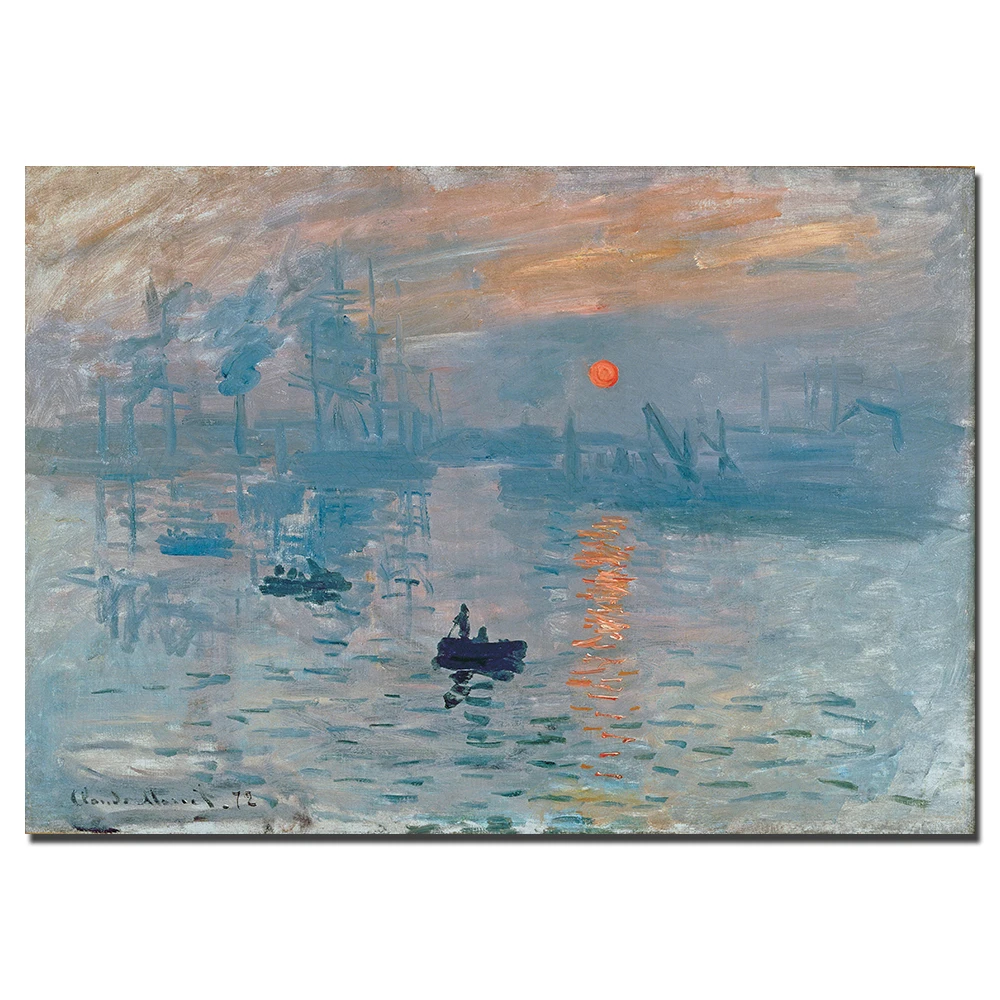 

Картина на холсте Impression Sunrise, постер для домашнего декора, настенные картины для гостиной