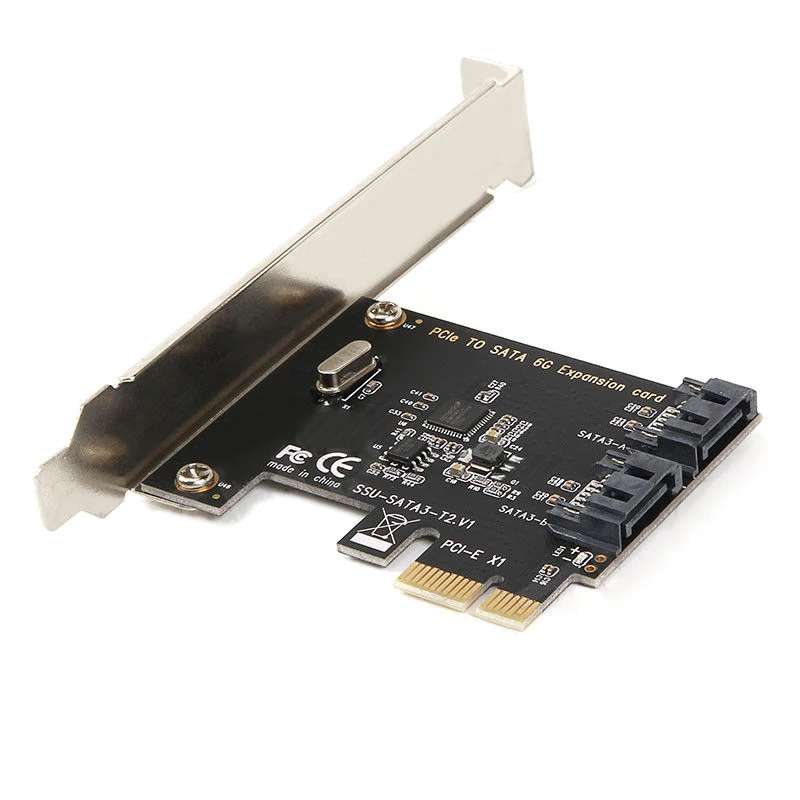 2-портовый PCI-E PCI Express на SATA 8/10 III плата-адаптер для контроллера расширения Mac os Linux