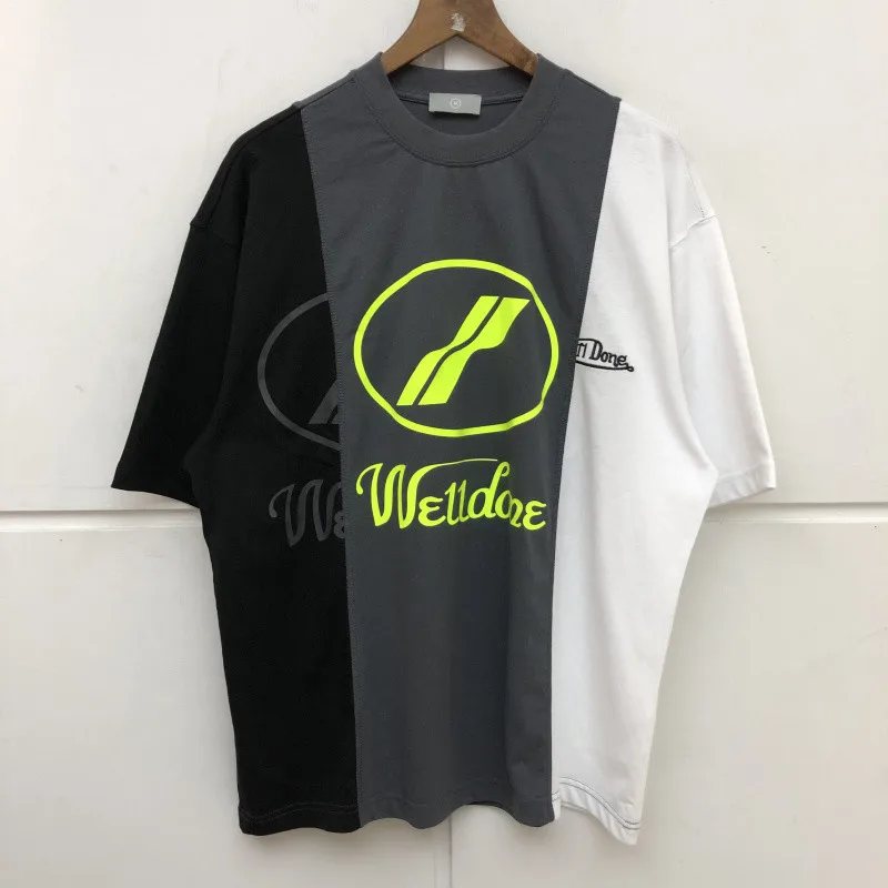 Светоотражающая футболка с вышивкой WELLDONE для мужчин и женщин модная