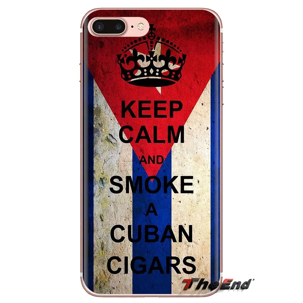 И надписью Keep Calm I'm кубинский флаг куба для iPhone XS Max XR X 4 4S 5 5S 5C SE 6 6S 7 8 плюс samsung Galaxy