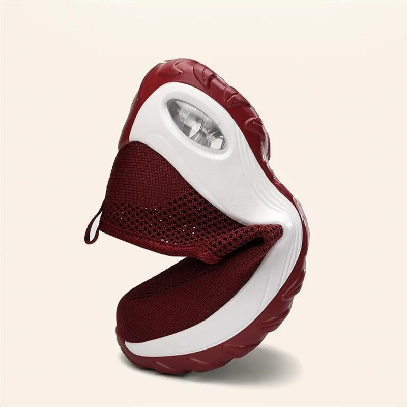 Женские дышащие кроссовки слипоны весна-лето амортизирующие спортивная обувь