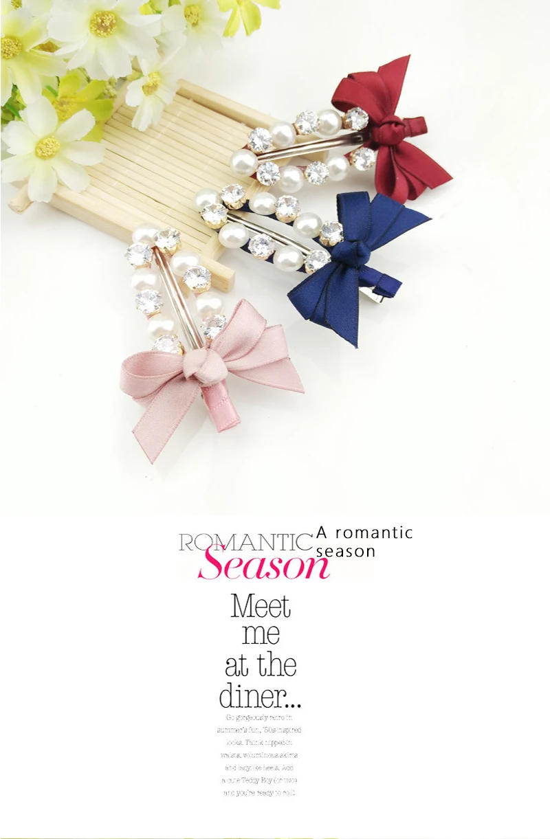 1 Pcs Pearl Metal Women Hair Clip Bobby Pin Barrette Hairpin Hair Accessories Beauty Styling Tools Dropshipping New Arrival Hot