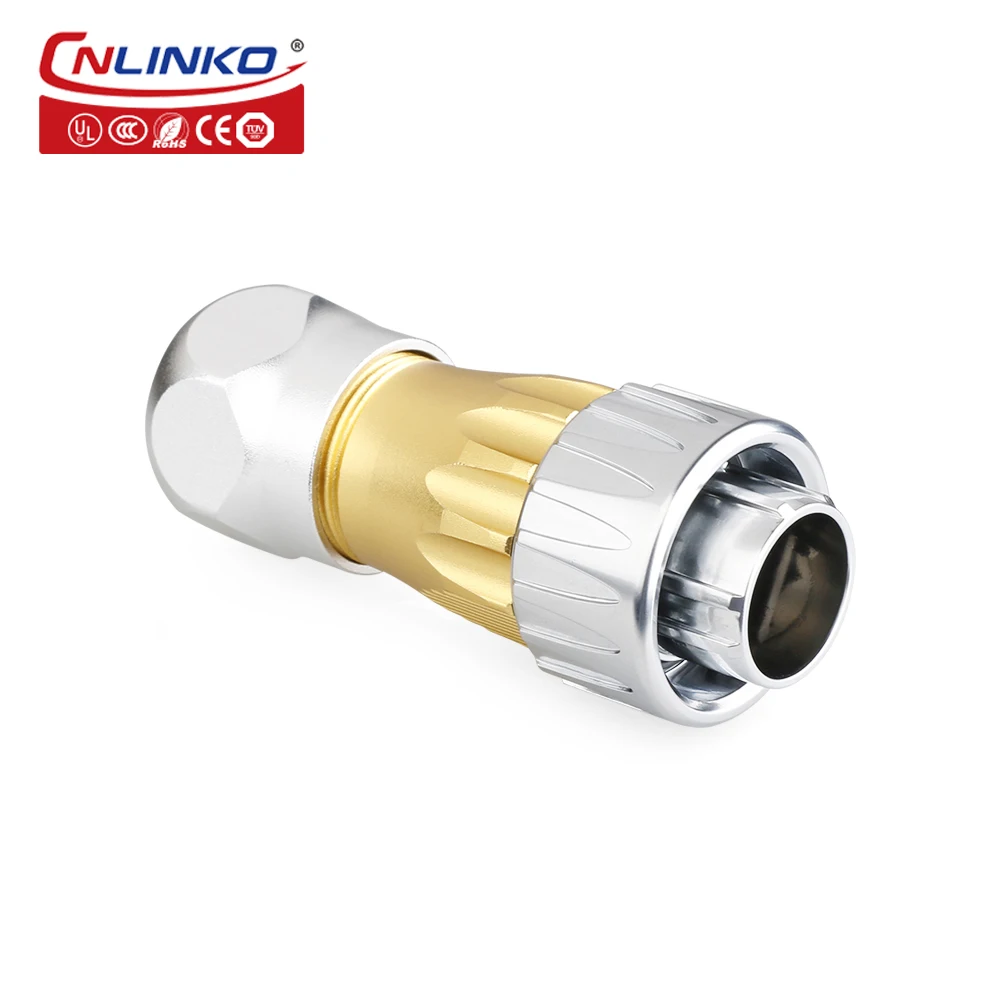 Высококачественный металлический водонепроницаемый коннектор IP65 RJ45